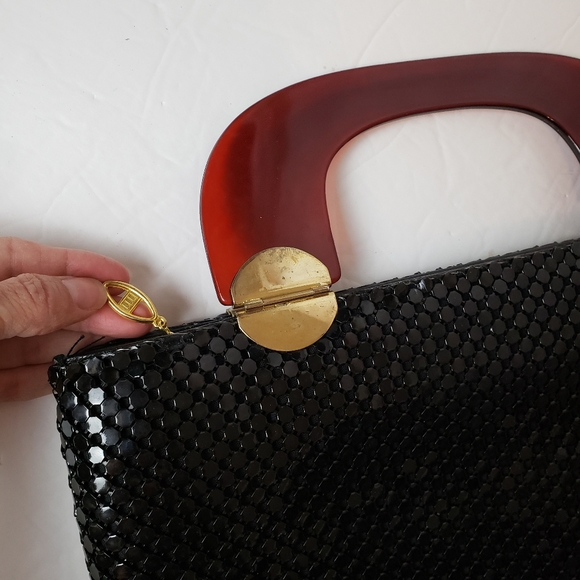 Vintage Black Metal Bag - Picture 11 of 12